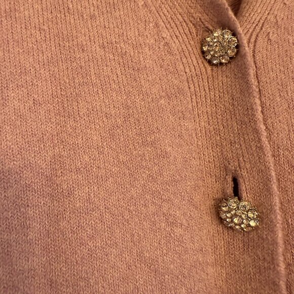 EUC Loft Light Purple / Lavender Cardigan with Rhinestone Buttons (Size: S) - Picture 2 of 4